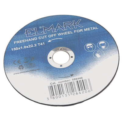 FREEHAND CUT OFF WHEEL FOR METAL 125x1.6x22.2 T41