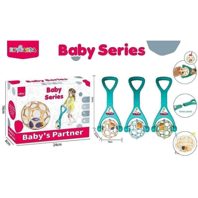 Συρόμενη ρόδα με κουδουνάκι - 3505 - 922175