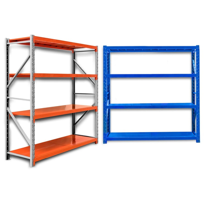 Ράφια Βαρέως Τύπου 250x200x60 Λευκό-Πορτοκαλί