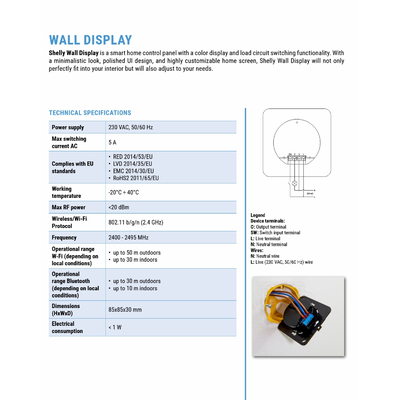 3800235264898 | Shelly Wall Display White + BLU H&T Ivory 4'' - EAN 3800235264898