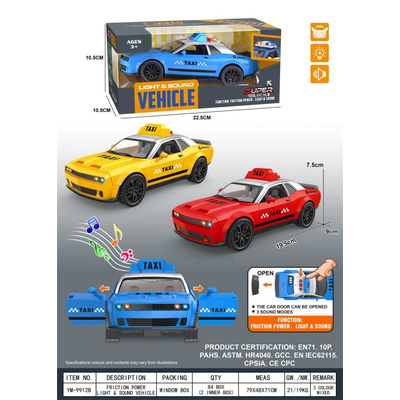 Ηλεκτρονικό Taxi με ήχο - YM-9912B - 917327