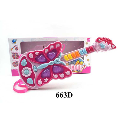 Παιδική ηλεκτρονική κιθάρα Πεταλούδα - 663D - 917247