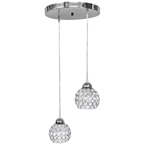 CHRIS 2L PENDEL NIKEL CRYSTAL