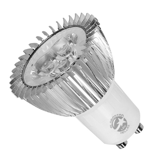 Λάμπα LED Σποτ GU10 3W 230V 200lm 45° Κόκκινο Dimmable GloboStar 88954