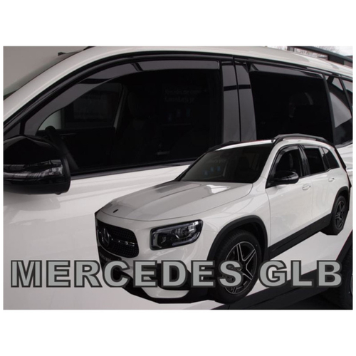 MERCEDES GLB X247 5D 2019+ ΣΕΤ ΑΝΕΜΟΘΡΑΥΣΤΕΣ ΑΥΤΟΚΙΝΗΤΟΥ ΑΠΟ ΕΥΚΑΜΠΤΟ ΦΙΜΕ ΠΛΑΣΤΙΚΟ HEKO - 4 ΤΕΜ.