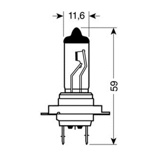 H7 ΑΛΟΓΟΝΟΥ 12V/55W PX26d