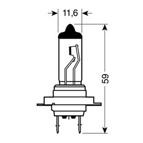 H7 ΑΛΟΓΟΝΟΥ 12V/55W PX26d 57mm
