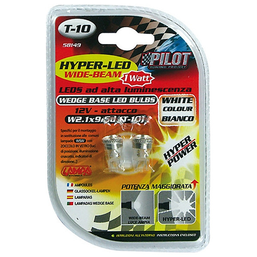 Τ10 HYPER-LED ΨΕΙΡΑ ΔΙΑΘΛΑΣΗΣ ΛΕΥΚΟ ΦΩΣ