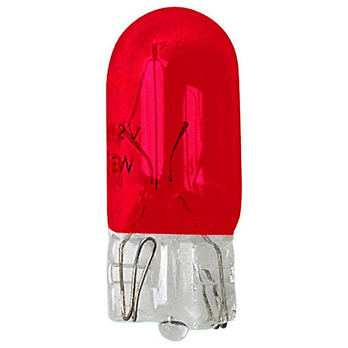 ΛΑΜΠΑΚΙΑ 12V/WB5W 5W W2.1x9.5d ΚΟΚΚΙΝΑ