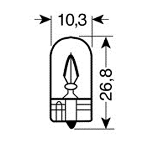 ΛΑΜΠΑΚΙΑ 12V/WB5W 5W W2.1x9.5d ΚΟΚΚΙΝΑ