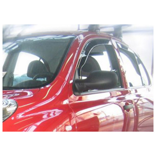 NISSAN MICRA Κ12 5D 2002-2010 ΖΕΥΓΑΡΙ ΑΝΕΜΟΘΡΑΥΣΤΕΣ ΑΠΟ ΕΥΚΑΜΠΤΟ ΦΙΜΕ ΠΛΑΣΤΙΚΟ HEKO - 2 ΤΕΜ.