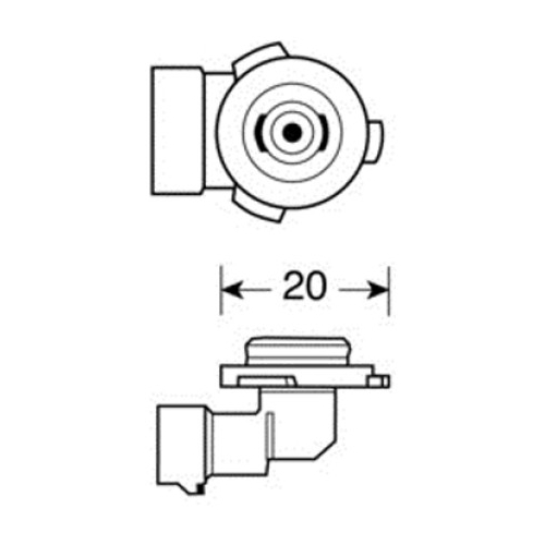 H10 12V/42W/PY20d ΑΛΟΓΟΝΟΥ