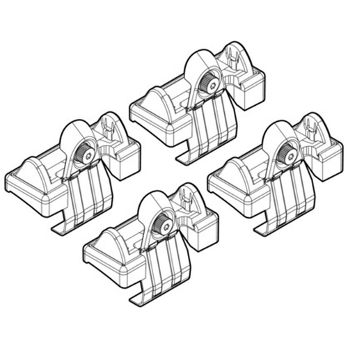 AUDI A6 9/04-3/11 KIT ΑΚΡΑ (ΠΟΔΙΑ) ΓΙΑ ΜΠΑΡΕΣ NORDRIVE