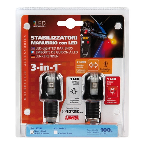 ΑΝΤΙΒΑΡΟ ΤΙΜΟΝΙΟΥ ΜΕ ΦΛΑΣ+LED ΜΑΥΡΟ