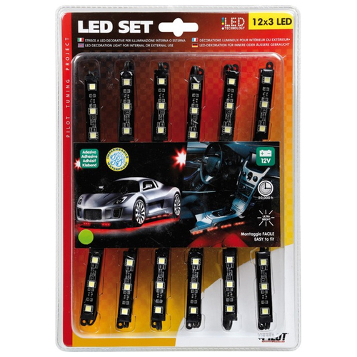 ΣΕΤ LED 12x3 SMD HYPER ΕΞΩΤΕΡΙΚΟΥ/ΕΣΩΤΕΡΙΚΟΥ ΔΙΑΚΟΣΜΗΤΙΚΟΥ ΦΩΤΙΣΜΟΥ 10,6m (ΑΔΙΑΒΡΟΧΑ/ΛΕΥΚΑ)
