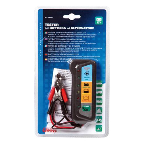 Τέστερ Μπαταρίας 12V με Οθόνη LCD