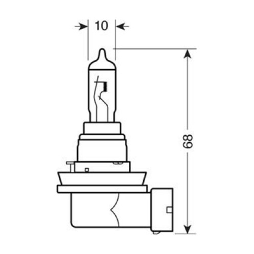 H16 12V 19W PGJ19-3 BLU-XE 4.500 2ΤΕΜ. ΚΟΥΤΙ