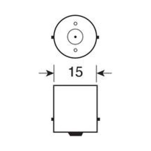 P21/5W 10-30V BAY15d 80/400lm ΔΙΠΟΛΙΚΟ ΛΕΥΚΟ ΔΙΑΘΛΑΣΗΣ MEGA-LED 9 BLISTER 1ΤΕΜ.
