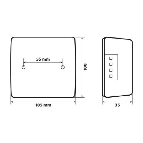 ΔΕΞΙ ΠΙΣΩ ΦΑΝΑΡΙ 12/24V C-LED LOOK ΓΙΑ ΤΡΕΙΛΕΡ (25 LED) - 1ΤΕΜ.