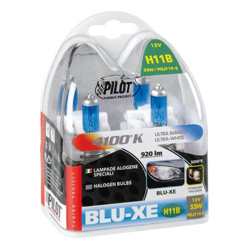 H11B  Blu-Xe Λάμπα Αλογόνου 12V - 55W - PGJY19-2 - 2 τεμ. - κουτί