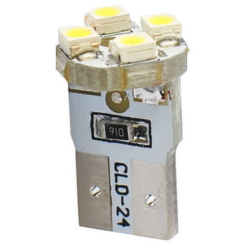 W5W 12V T10 W2,1x9,5d LED 4xSMD3528 ΛΕΥΚΟ (ΚΑΡΦΩΤΟ ΑΚΑΛΥΚΟ) BLISTER 2ΤΕΜ.