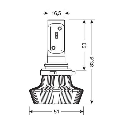 H10 10-30V 6.500K 4.000lm 25W PY20d HALO LED 8LED ZES CHIPS 1ΤΕΜ.
