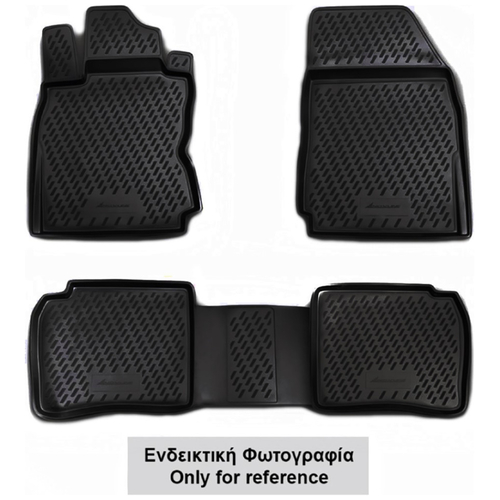 RENAULT KADJAR 2015+ ΜΑΡΚΕ ΠΑΤΑΚΙΑ ΣΕ ΣΚΑΦΗ TPE ΛΑΣΤΙΧΟ ΣΕ ΜΑΥΡΟ ΧΡΩΜΑ NOVLINE - 4 ΤΕΜ.