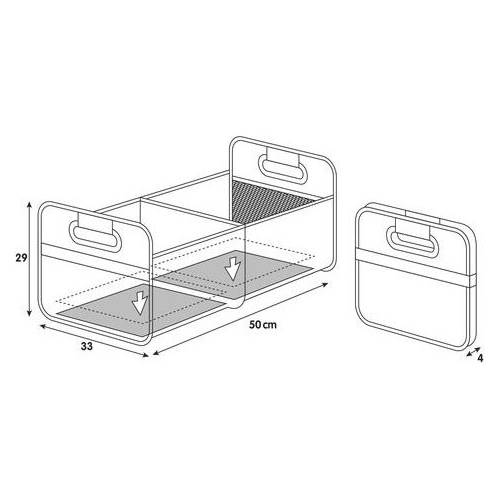 ORGANIZER - ΘΗΚΗ ΠΟΡΤ ΜΠΑΓΚΑΖ SHOP ΚΑΙ STORE - 50 X 33 cm (L)