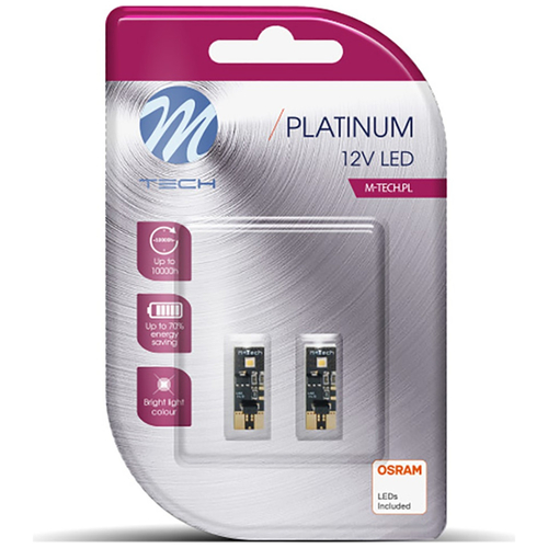 W5W T10 12V W2.1x9.5d 2W 2xHP LED OSRAM OPTO ΛΕΥΚΟ CAN-BUS BLISTER 2ΤΕΜ.