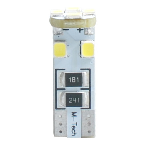 W5W 12V T10 W2,1x9,5d LED 8xSMD3528 ΛΕΥΚΟ (ΚΑΡΦΩΤΟ CAN-BUS) 1ΤΕΜ. M-TECH