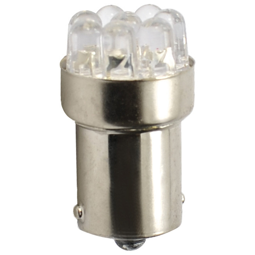 R5W 24V P21W BA15s LED 9xFlux 5mm ΚΙΤΡΙΝΟ (ΜΟΝΟΠΟΛΙΚΟ) 1ΤΕΜ. M-TECH