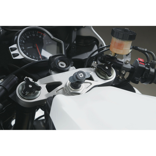 ΒΑΣΗ ΣΤΗΡΙΞΗΣ ΚΙΝΗΤΟΥ MOTO ΜΕΤΑΛΛΙΚΗ STEM ΓΙΑ ΤΙΜΟΝΙ ΜΕ 3 ΑΝΤΑΠΤΟΡΕΣ ( 10 - 25 mm) TITAN SERIES LAMPA  - 1 TEM.