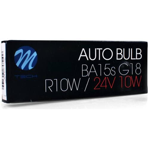 R5W 24V BA15d G18 ΜΟΝΟΠΟΛΙΚΟ STANDARD ΑΛΟΓΟΝΟΥ 10ΤΕΜ. M-TECH