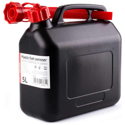 ΜΠΕΤΟΝΙ ΠΛΑΣΤΙΚΟ 5L ΜΑΥΡΟ ΜΕ ΚΟΚΚΙΝΟ ΣΤΟΜΙΟ