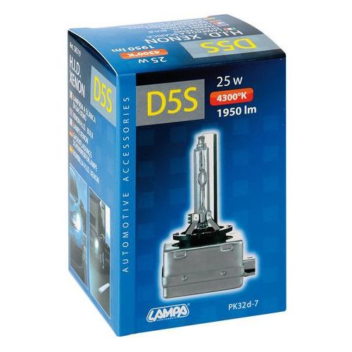 D5S 25W PK32d-7 12/24V 4.300K 1950lm 1ΤΕΜ. ΣΕ ΚΟΥΤΙ