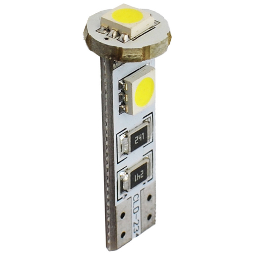 W5W 12V T10 W2,1x9,5d LED 3xSMD5050 ΛΕΥΚΟ (ΚΑΡΦΩΤΟ CAN-BUS) BLISTER 2ΤΕΜ. M-TECH