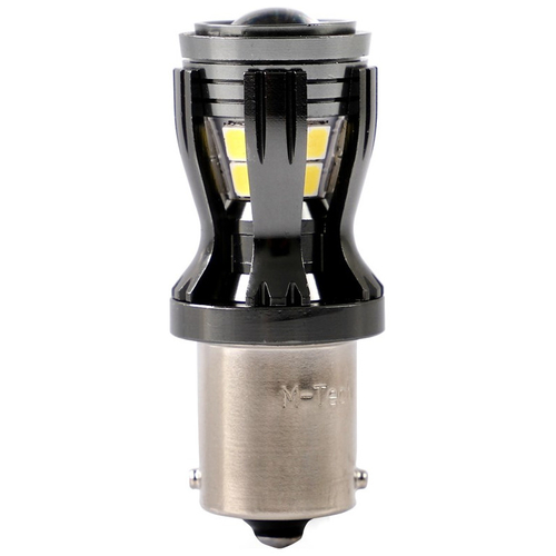 P21W 12/24V Ba15s 3,5W 450lm 14xSMD LED CAN-BUS ΛΕΥΚΟ BLISTER M-TECH 1ΤΕΜ.