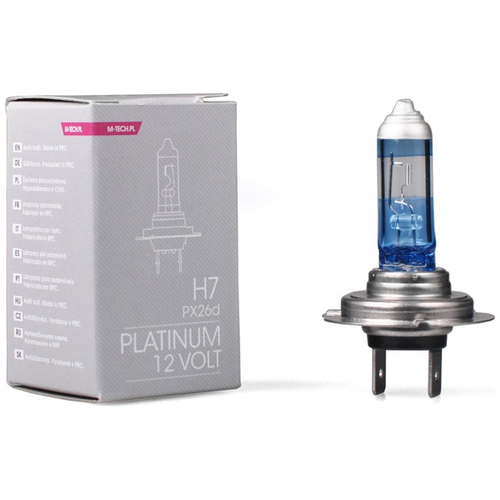 H7 12V 55W PX26d COLOR PLATINUM 1ΤΕΜ. M-TECH