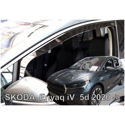 SKODA ENYAQ 5D 2020+ ΑΝΕΜΟΘΡΑΥΣΤΕΣ ΑΥΤΟΚΙΝΗΤΟΥ ΑΠΟ ΕΥΚΑΜΠΤΟ ΦΙΜΕ ΠΛΑΣΤΙΚΟ HEKO - 2 ΤΕΜ.