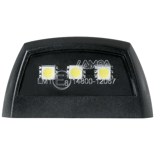 ΦΩΣ ΠΙΝΑΚΙΔΑΣ (ΠΛΑΦΟΝΙΕΡΑ) MOTO E-LON 12V 3LED SMD 58x31mm ΛΕΥΚΟ ΦΩΣ/ΜΑΥΡΟ ΧΡΩΜΑ 1ΤΕΜ
