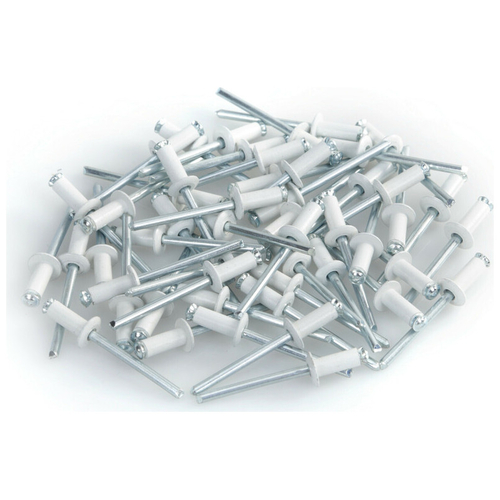 ΠΡΙΤΣΙΝΙΑ ΑΛΟΥΜΙΝΙΟΥ 4,8x12mm (ΒΑΘΟΣ ΤΡΥΠΑΣ 2-6mm/ ΕΣΩΤΕΡΙΚΗ ΔΙΑΜΕΤΡΟ 5,3mm) ΛΕΥΚΑ 50ΤΕΜ