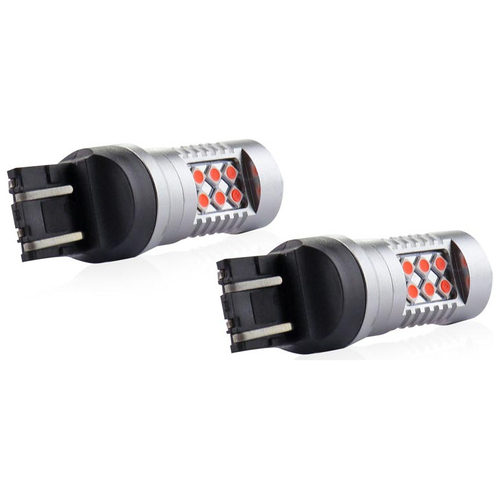 WR21/5W T20 12/24V 6,2W 5.600K LED 24xSMD3030 CAN-BUS ΚΟΚΚΙΝΟ 18x56mm 2ΤΕΜ.