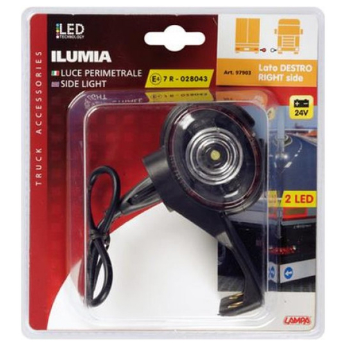 ΦΩΣ ΟΓΚΟΥ ΦΟΡΤΗΓΟΥ ILUMIA L 24V 2LED ΛΕΥΚΟ/ΚΟΚΚΙΝΟ ΔΕΞΙ 1ΤΕΜ.