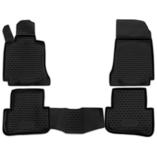 MERCEDES C CLASS W204 2007-2014 ΜΑΡΚΕ ΠΑΤΑΚΙΑ ΣΕ ΣΚΑΦΗ TPE ΛΑΣΤΙΧΟ ΣΕ ΜΑΥΡΟ ΧΡΩΜΑ NOVLINE - 4 ΤΕΜ.