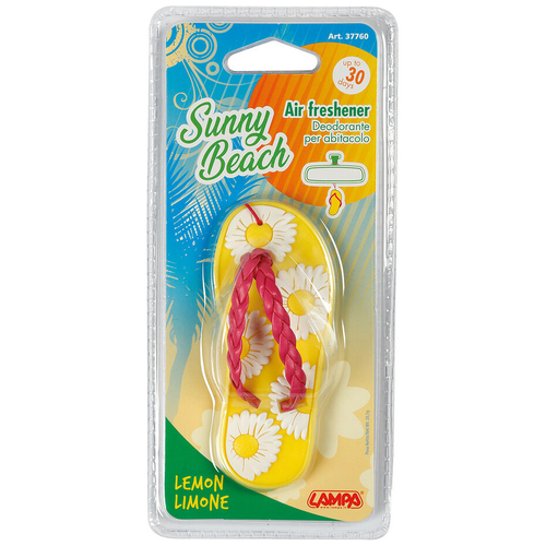 ΑΡΩΜΑΤΙΚΟ ΑΕΡΑΓΩΓΟΥ SUNNY BEACH ΛΕΜΟΝΙ 20,5gr LAMPA - 1 ΤΕΜ