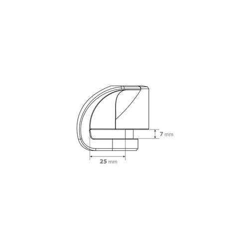 ΑΝΤΙΚΛΕΠΤΙΚΟ ΔΙΣΚΟΦΡΕΝΟΥ STONE XS ΜΑΥΡΟ 5,5mm (2 ΚΛΕΙΔΙΑ) LAMPA - 1 ΤΕΜ
