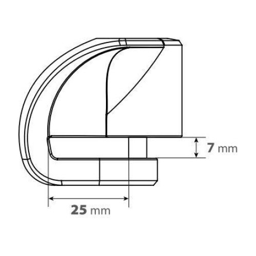 ΑΝΤΙΚΛΕΠΤΙΚΟ ΔΙΣΚΟΦΡΕΝΟΥ STONE XS ΚΟΚΚΙΝΟ 5,5mm (2 ΚΛΕΙΔΙΑ) LAMPA - 1 ΤΕΜ