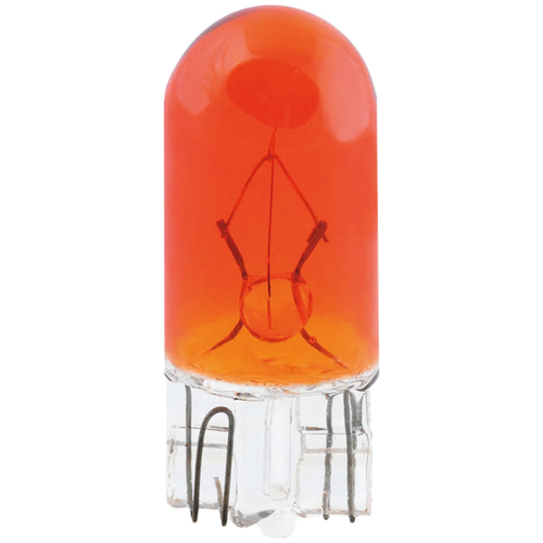 WY5W (T10)12V 5W W2,1x9,5d ΠΟΡΤΟΚΑΛΙ (ΚΑΡΦΩΤΟ ΑΚΑΛΥΚΟ) ΑΛΟΓΟΝΟΥ ΚΟΥΤΙ  AMIO - 10 ΤΕΜ.
