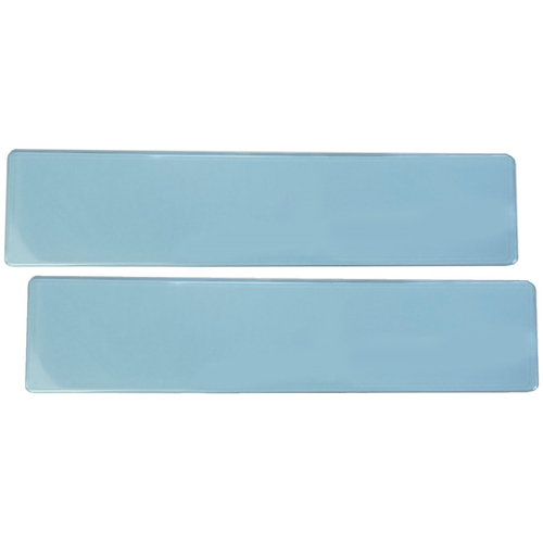 ΠΡΟΣΤΑΤΕΥΤΙΚΟ ΤΖΑΜΙ ΠΙΝΑΚΙΔΑΣ LIGHT BLUE ΝΕΟΥ ΤΥΠΟΥ 52,7 X 12 cm  (ΠΛΑΣΤΙΚΟ/ΜΠΛΕ) - 2 ΤΕΜ.