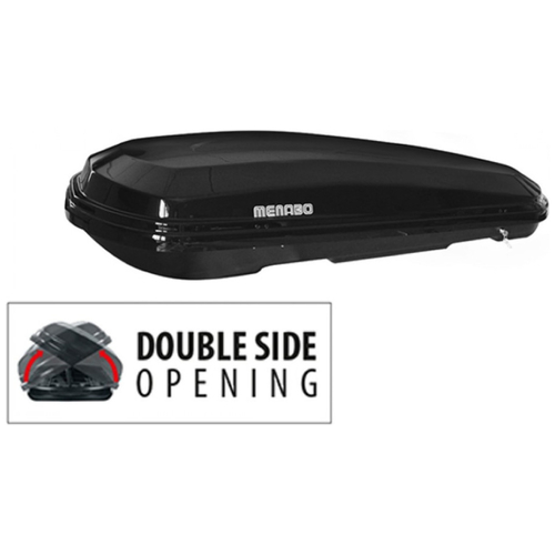 ΜΠΑΓΚΑΖΙΕΡΑ ΟΡΟΦΗΣ DIAMOND 500 DUO BLACK (ΜΑΥΡΗ/ΓΥΑΛΙΣΤΕΡΗ) MENABO